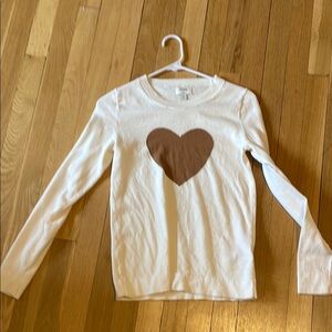 White Heart Kids Shirt